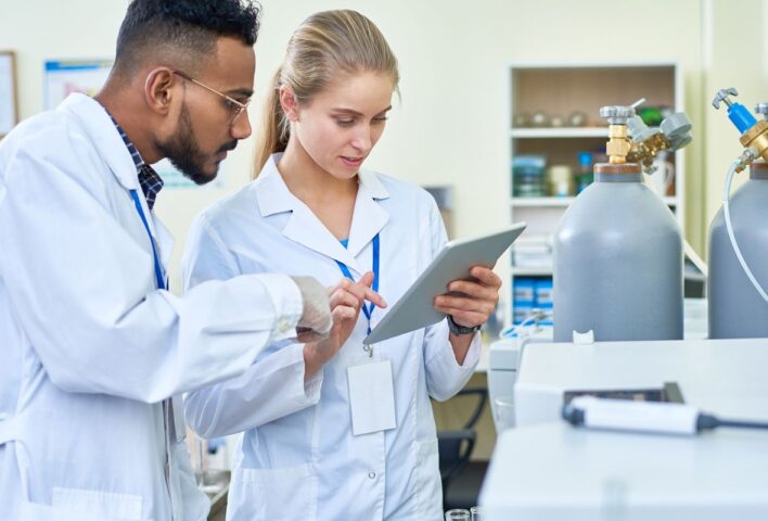 Doctor discussing informed consent with patient