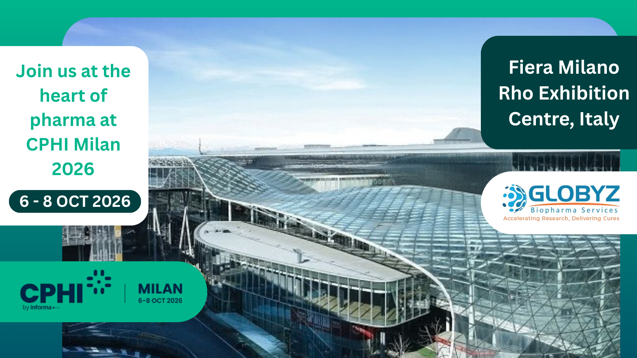 CPHI Milan 2026 - Globyz BioPharma Services