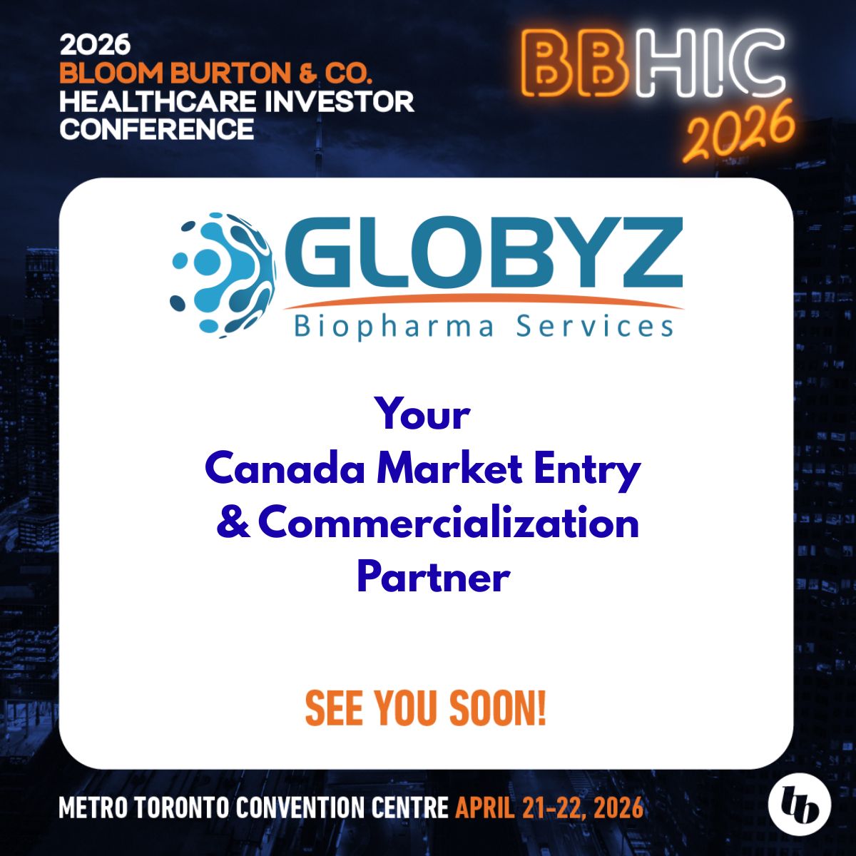 Bloom Burton & Co. Healthcare Investor Conference 2026 - Globyz BioPharma Services